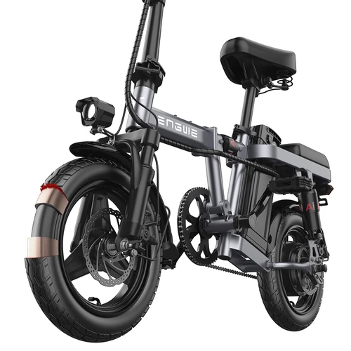 ENGWE T14 Folding Electric Bicycle 14 Inch Tire 350W Brushless Motor 48V 10Ah Battery 25km/h Max Speed