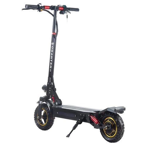 OBARTER X1 Folding Electric Sport Scooter 10" Off-road tire 500W Brushless Motor 48V 20Ah Battery BMS 3 Speed Modes Dual Disc Brake Max Speed 55KM/h LED Display 40-50KM Long Range